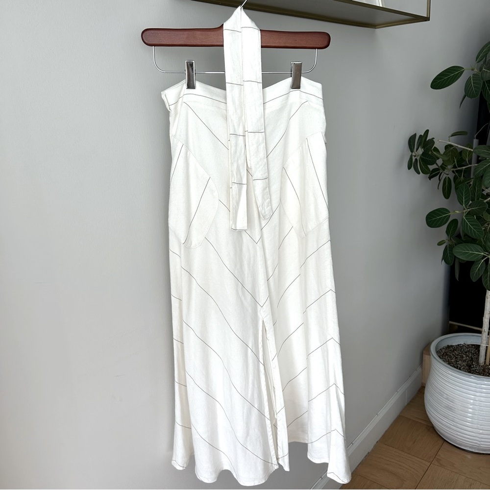 Massimo Dutti Skirt with belt and pockets